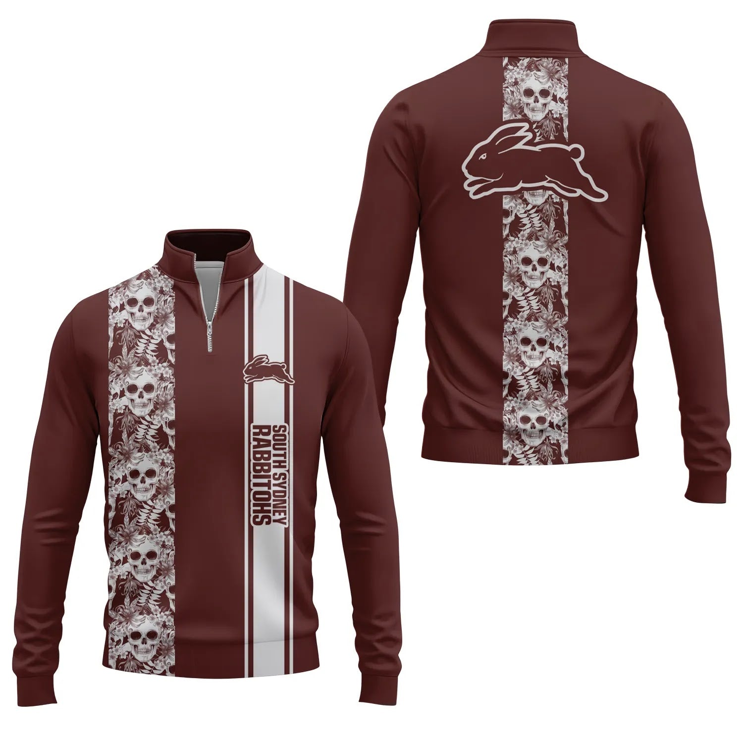 South Sydney Rabbitohs Quarter-zip Pullover SHW042