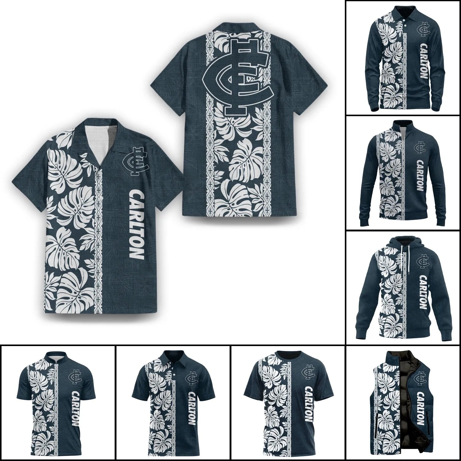 Carlton Blues Apparels SHW046