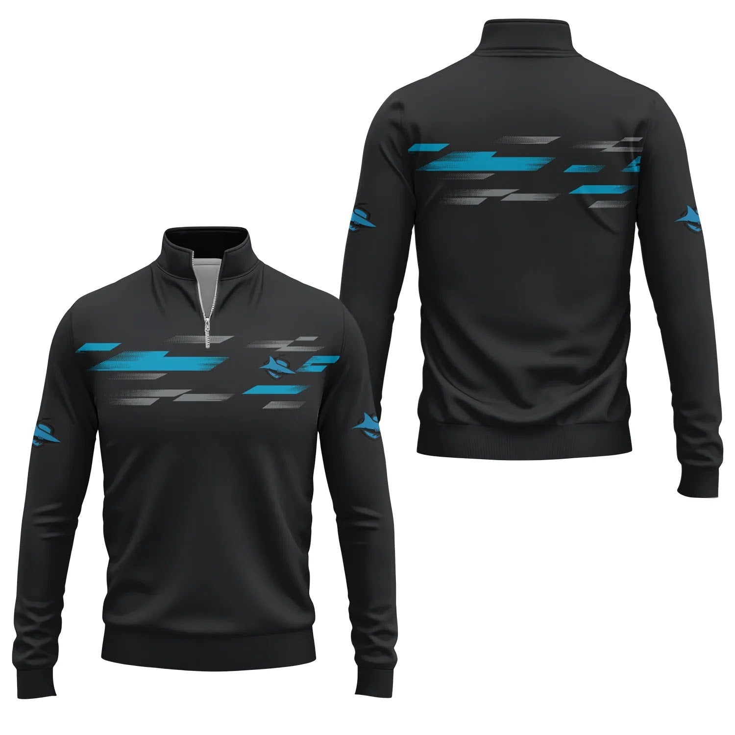 Cronulla-Sutherland Sharks Quarter-zip Pullover SC100