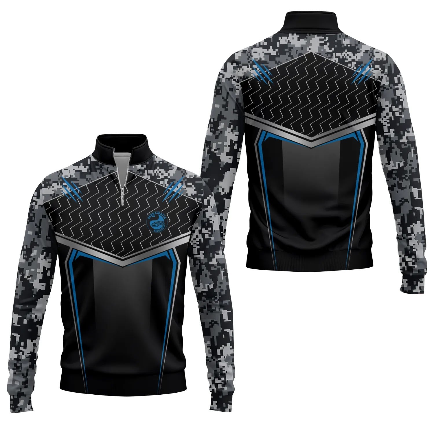 Parramatta Eels Quarter-zip Pullover SC115