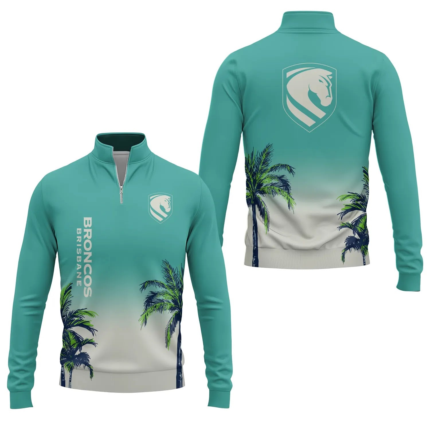 Brisbane Broncos Quarter-zip Pullover SHW020