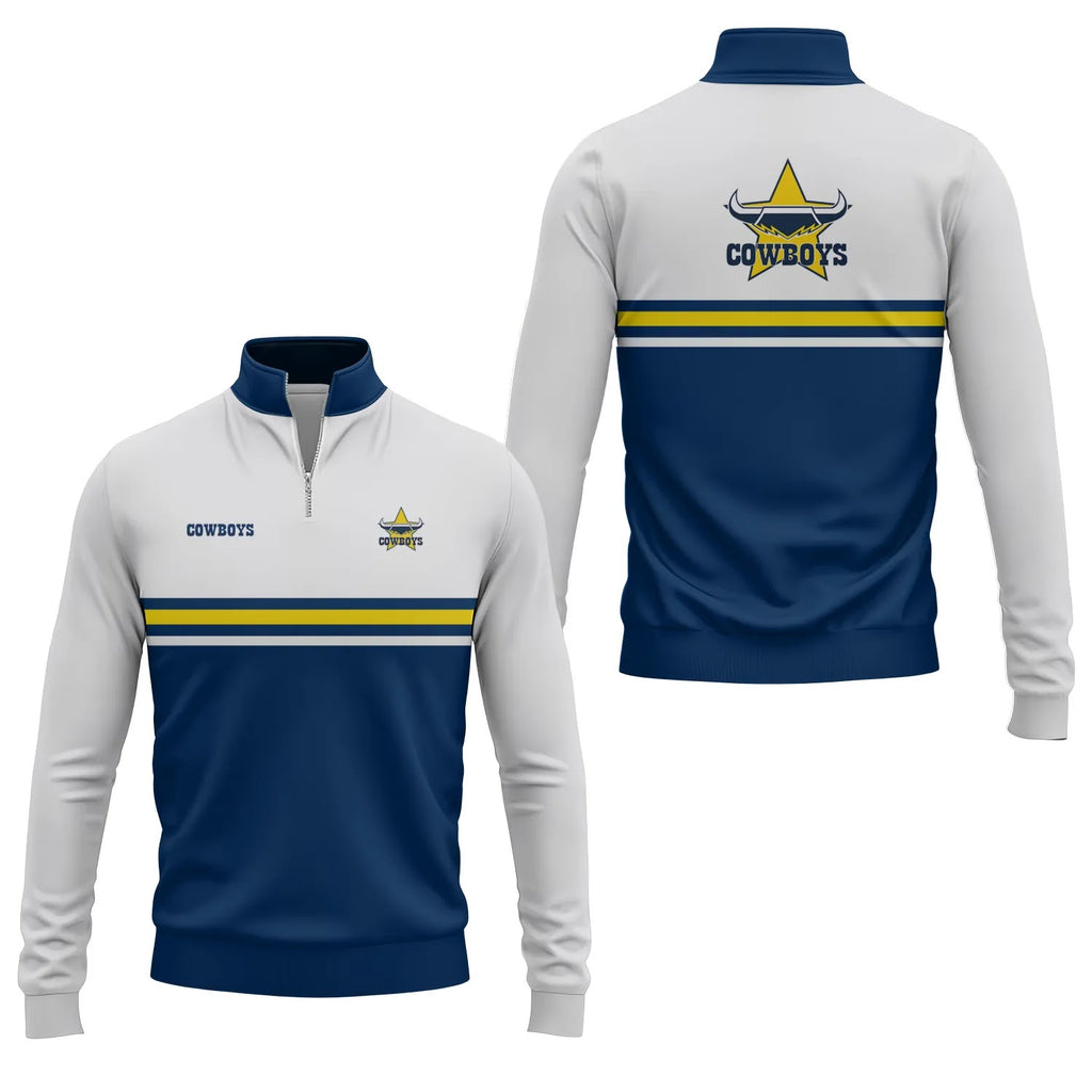 North Queensland Cowboys Quarter-zip Pullover SC015