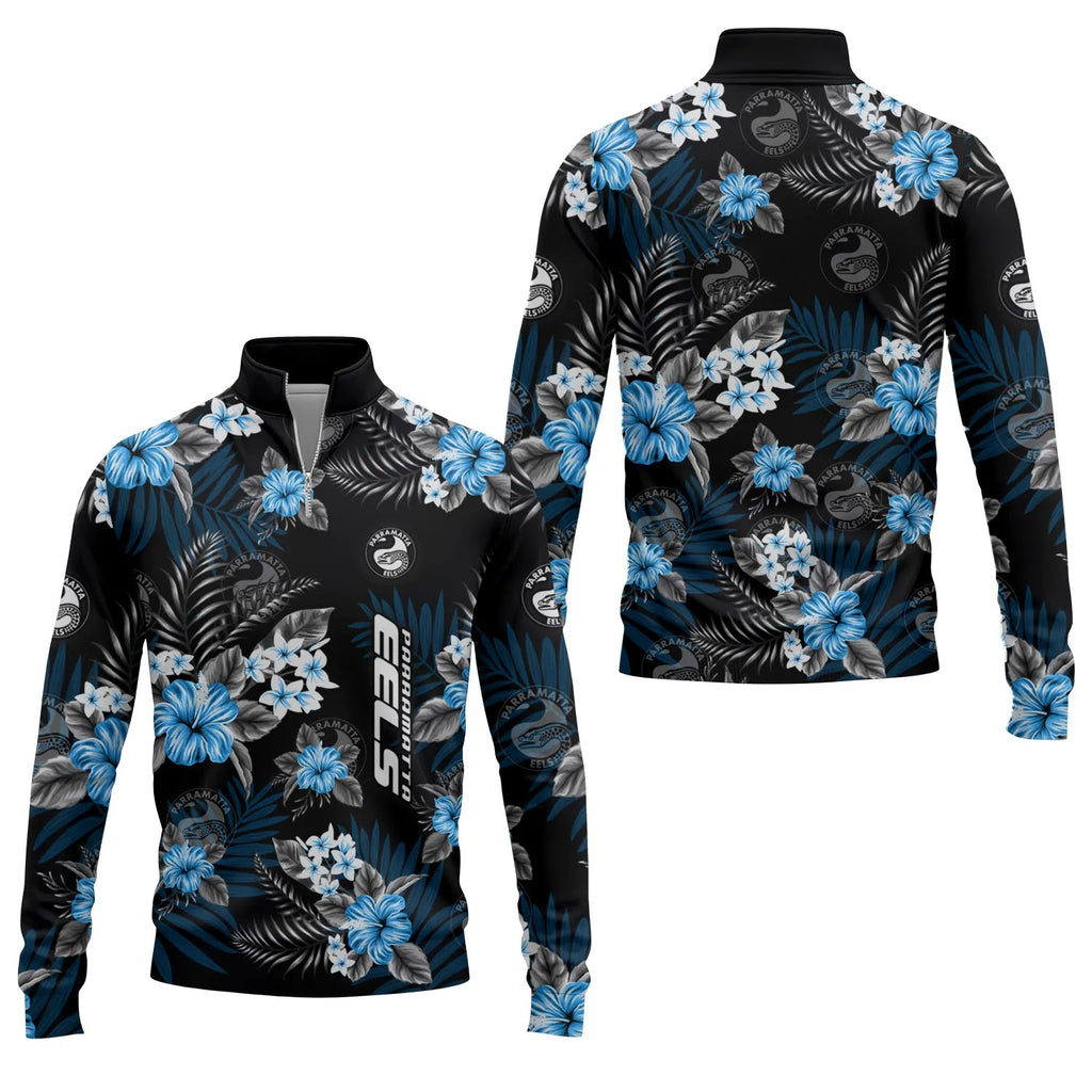 Parramatta Eels Quarter-zip Pullover SC054