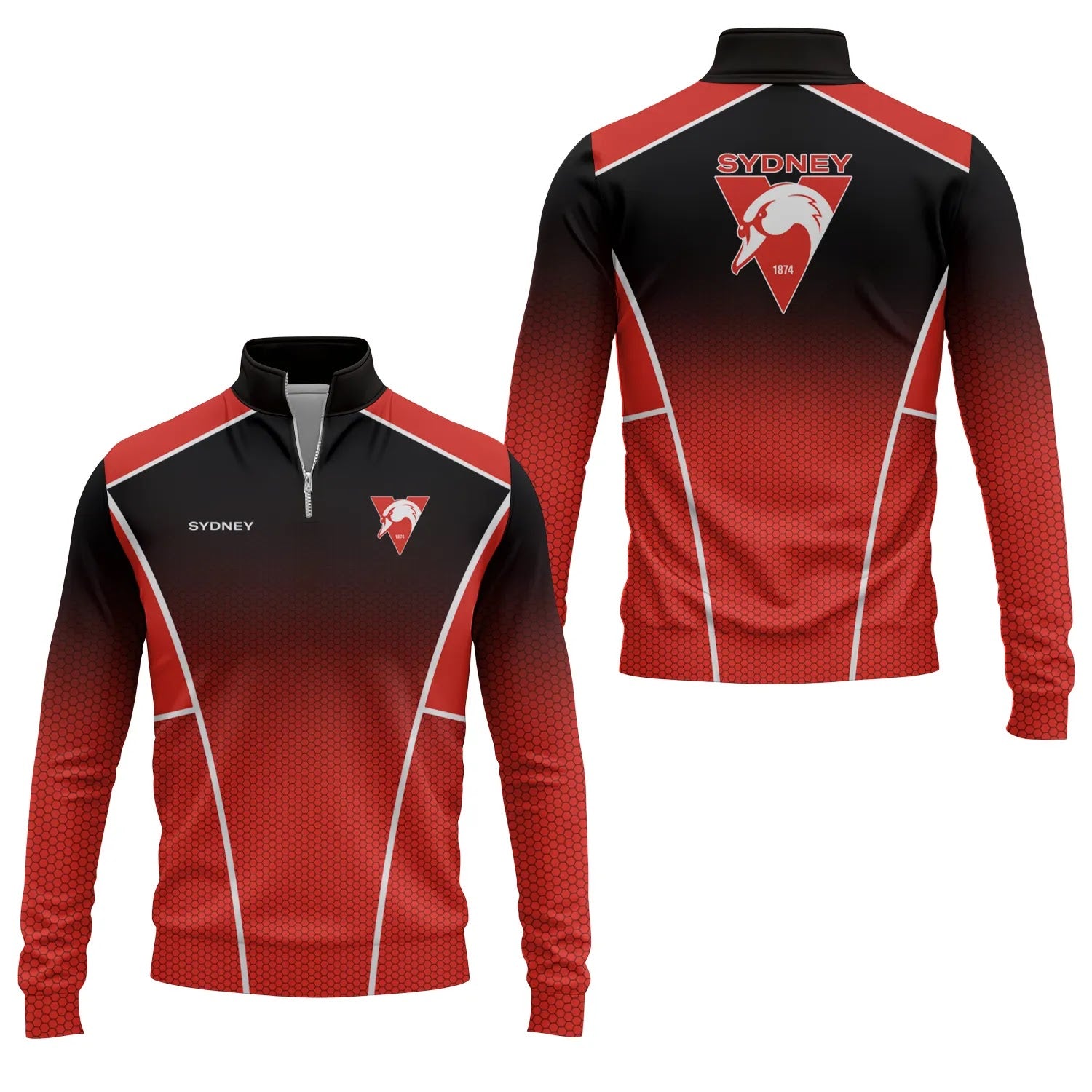 Sydney Swans Quarter-zip Pullover SC019