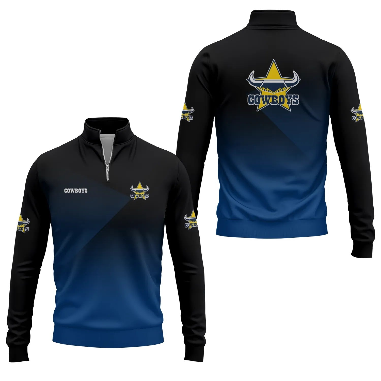 North Queensland Cowboys Quarter-zip Pullover SC012
