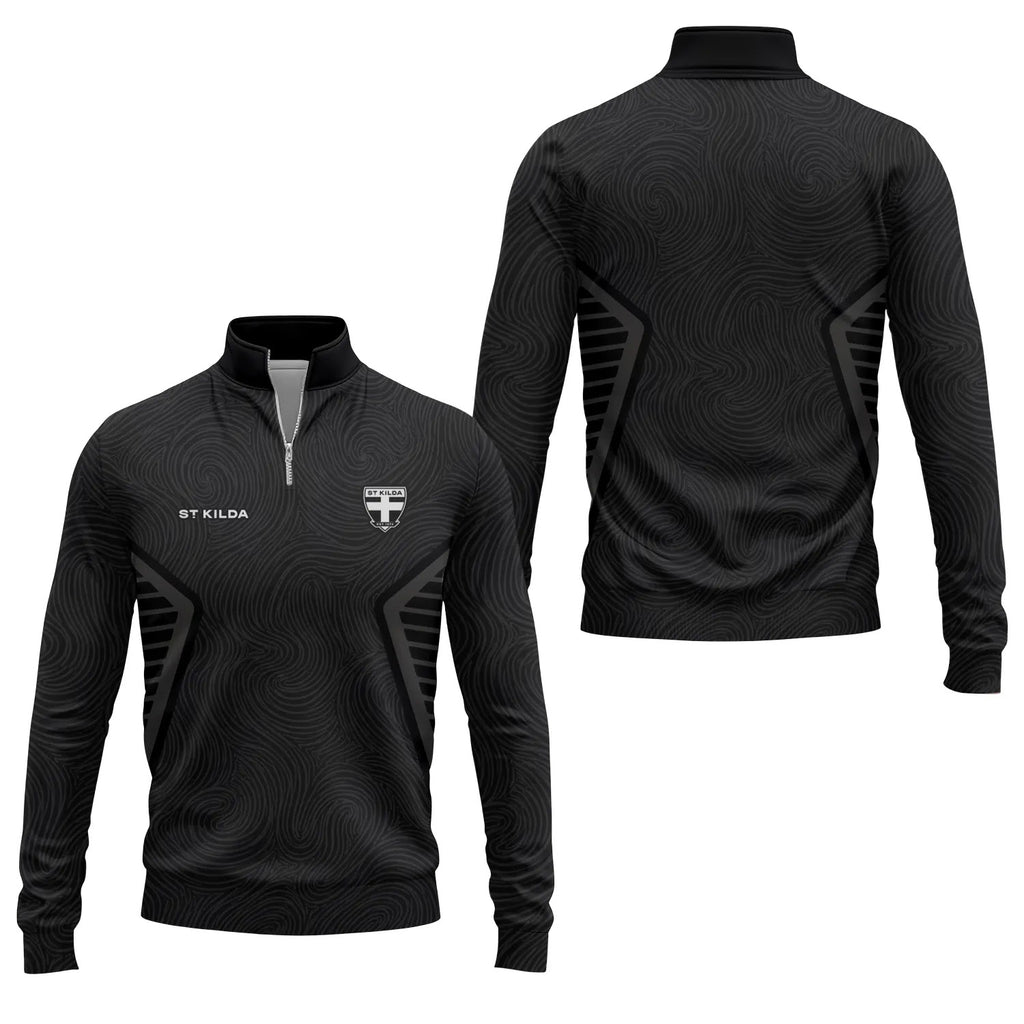 St Kilda Saints Quarter-zip Pullover SC102