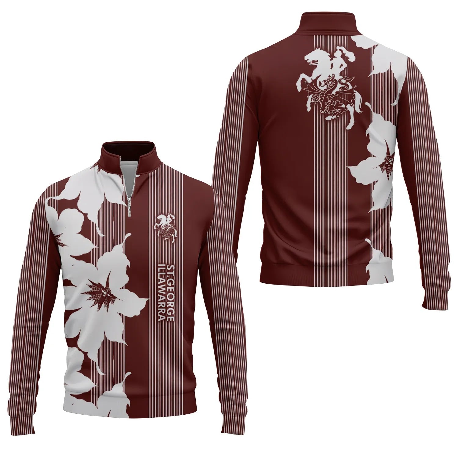 St George Illawarra Dragons Quarter-zip Pullover SHW039