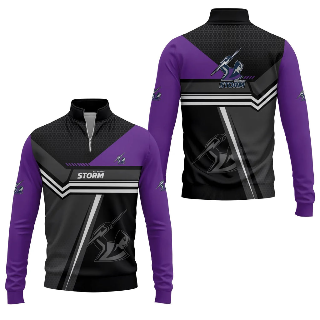 Melbourne Storm Quarter-zip Pullover SC071
