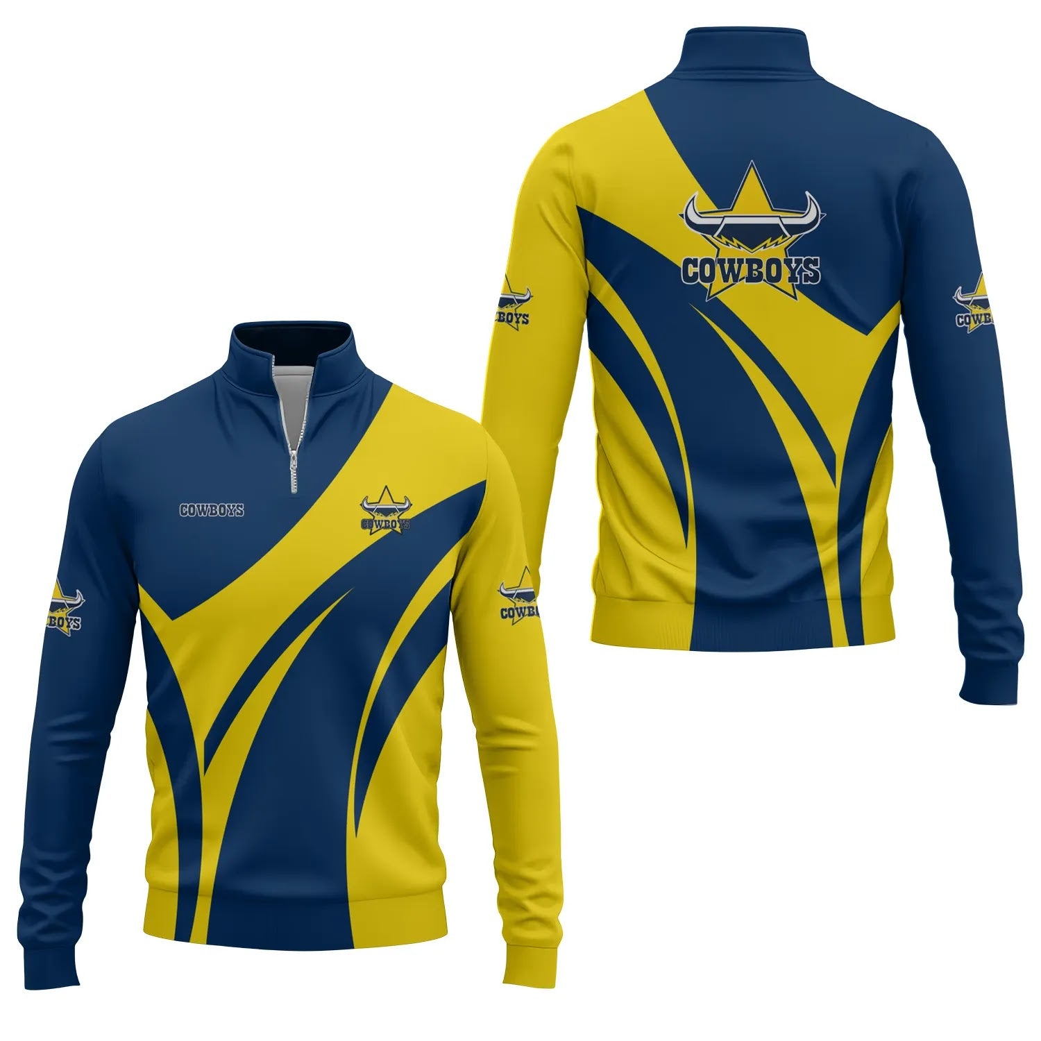 North Queensland Cowboys Quarter-zip Pullover SC022