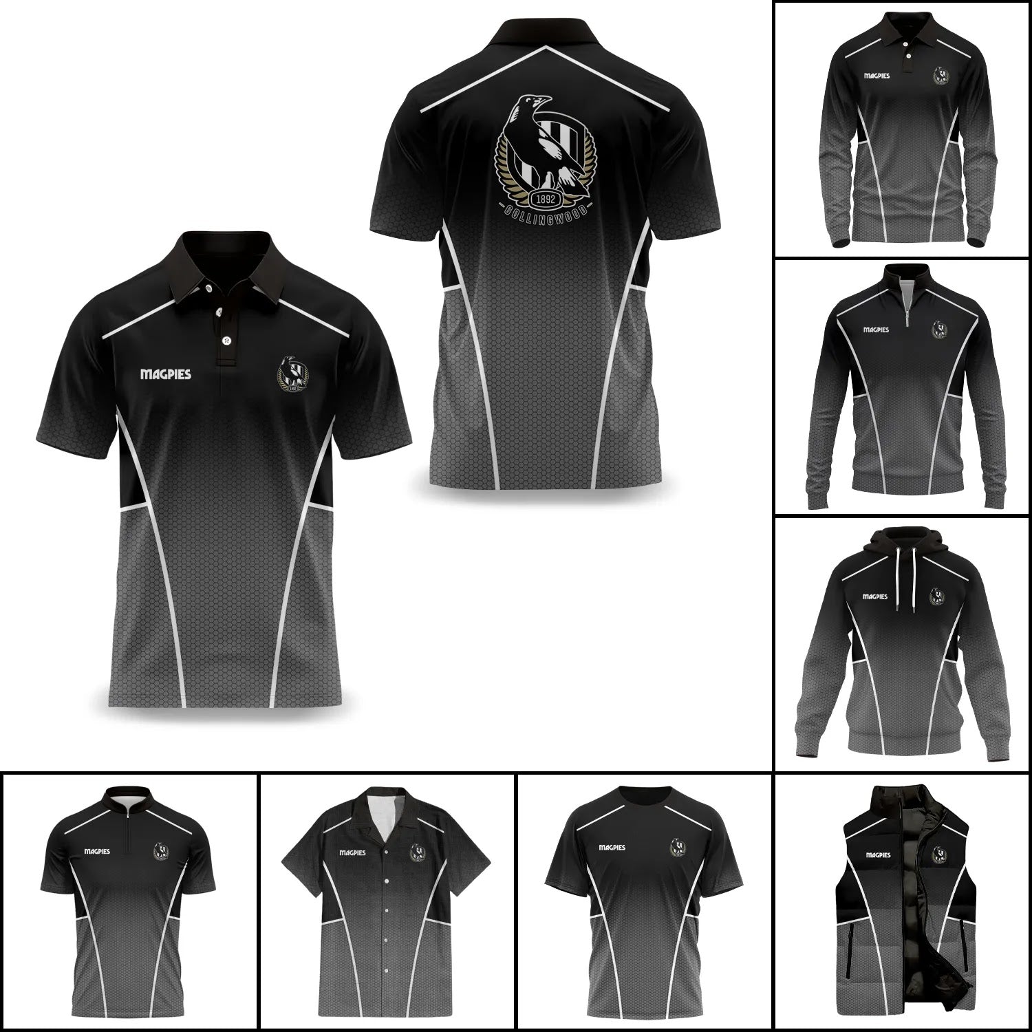 Collingwood Magpies Apparels SC019