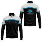 Cronulla-Sutherland Sharks Quarter-zip Pullover SC031