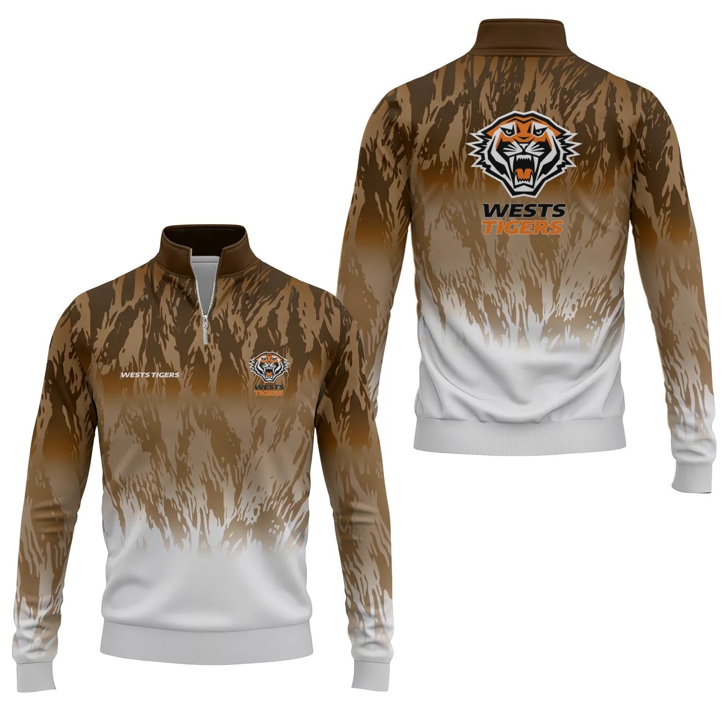 Wests Tigers Quarter-zip Pullover SC069
