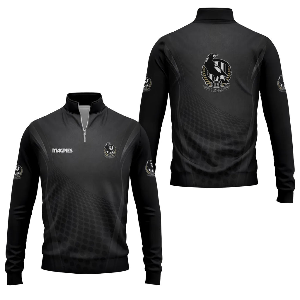 Collingwood Magpies Quarter-zip Pullover SC056