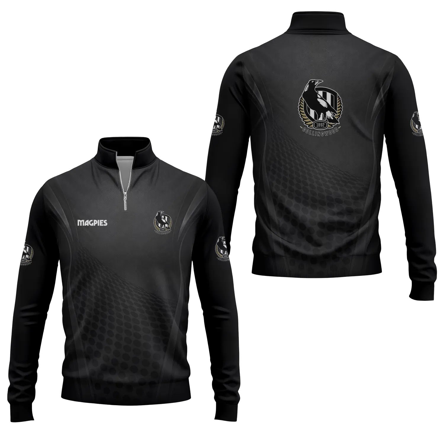 Collingwood Magpies Quarter-zip Pullover SC056