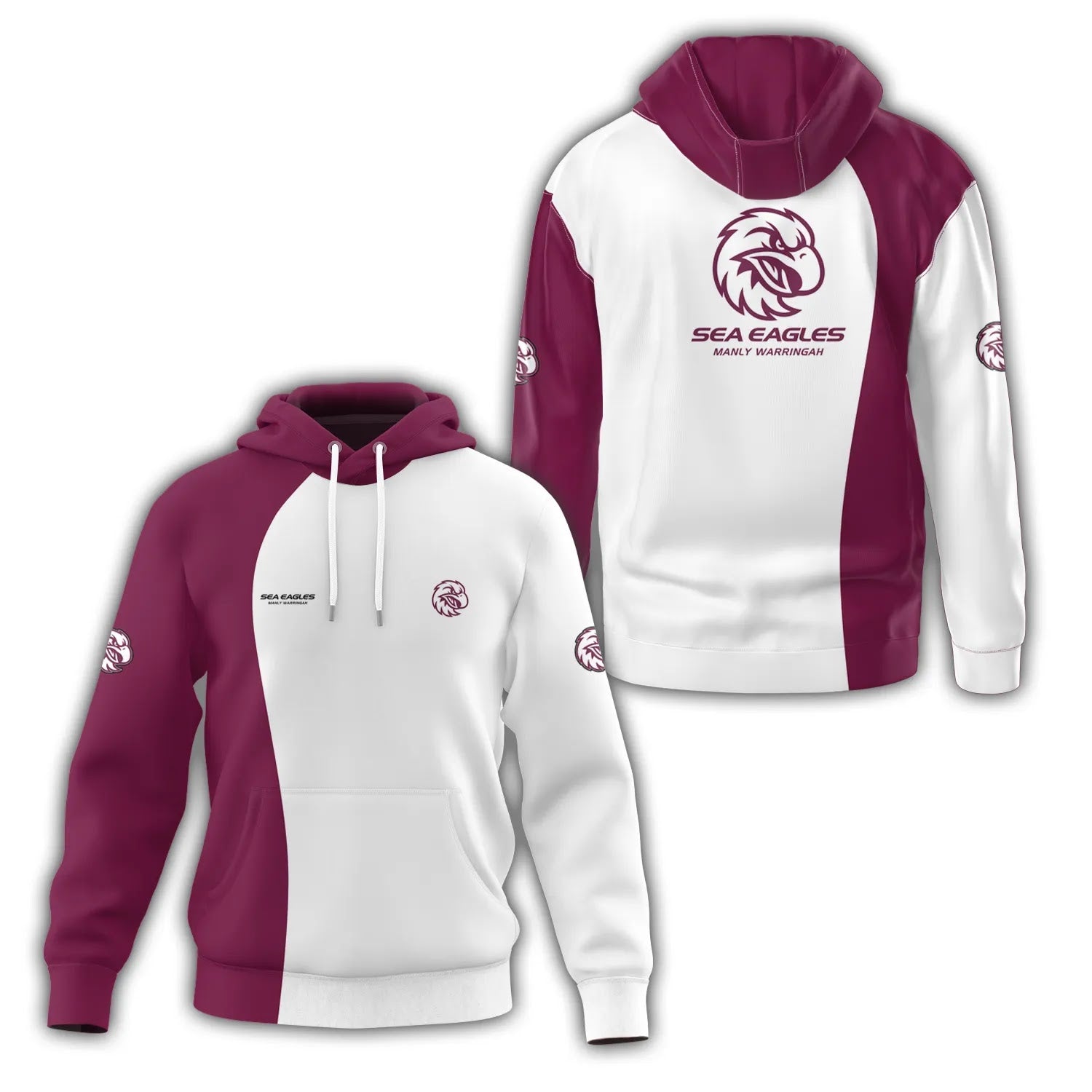 Manly Warringah Sea Eagles Hoodie SC055