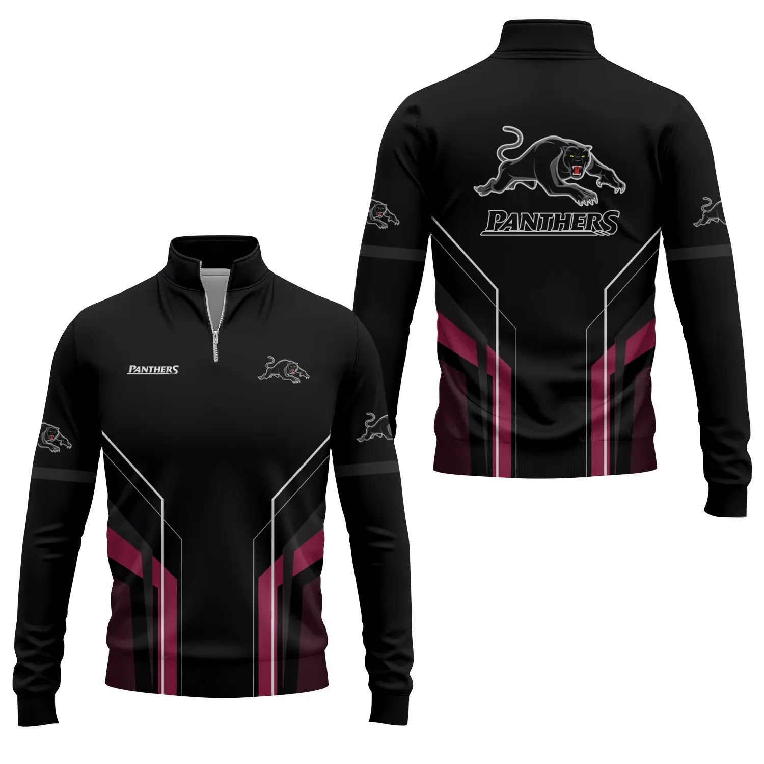 Penrith Panthers Quarter-zip Pullover SC023