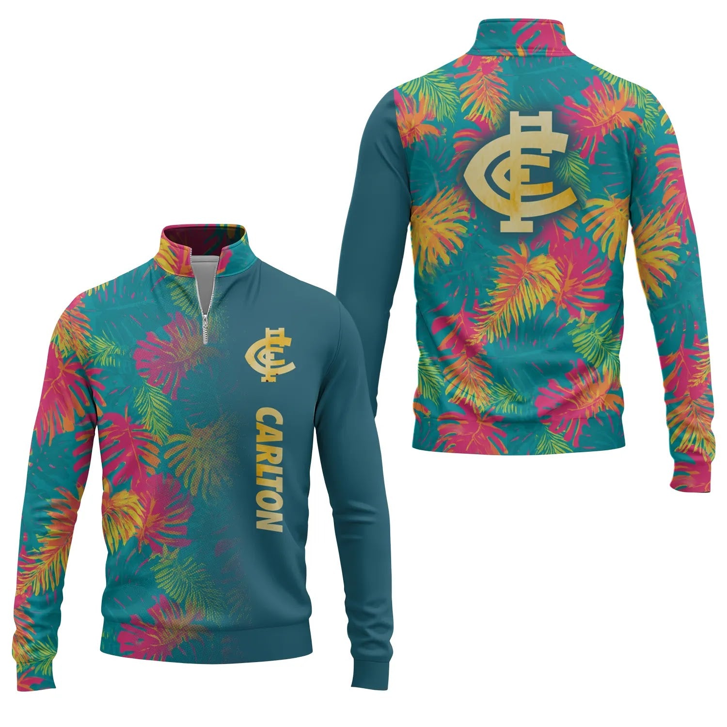 Carlton Blues Quarter-zip Pullover SHW059