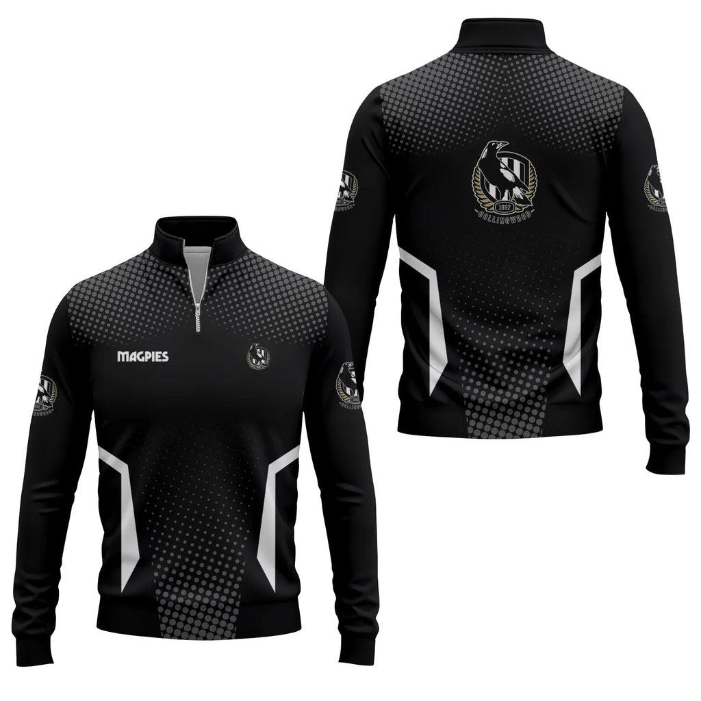 Collingwood Magpies Quarter-zip Pullover SC032