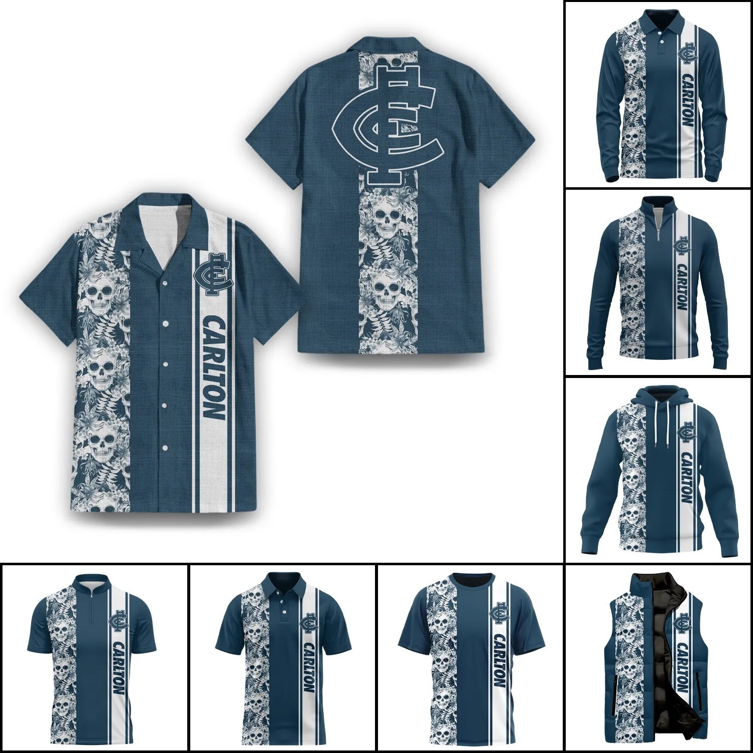 Carlton Blues Apparels SHW042