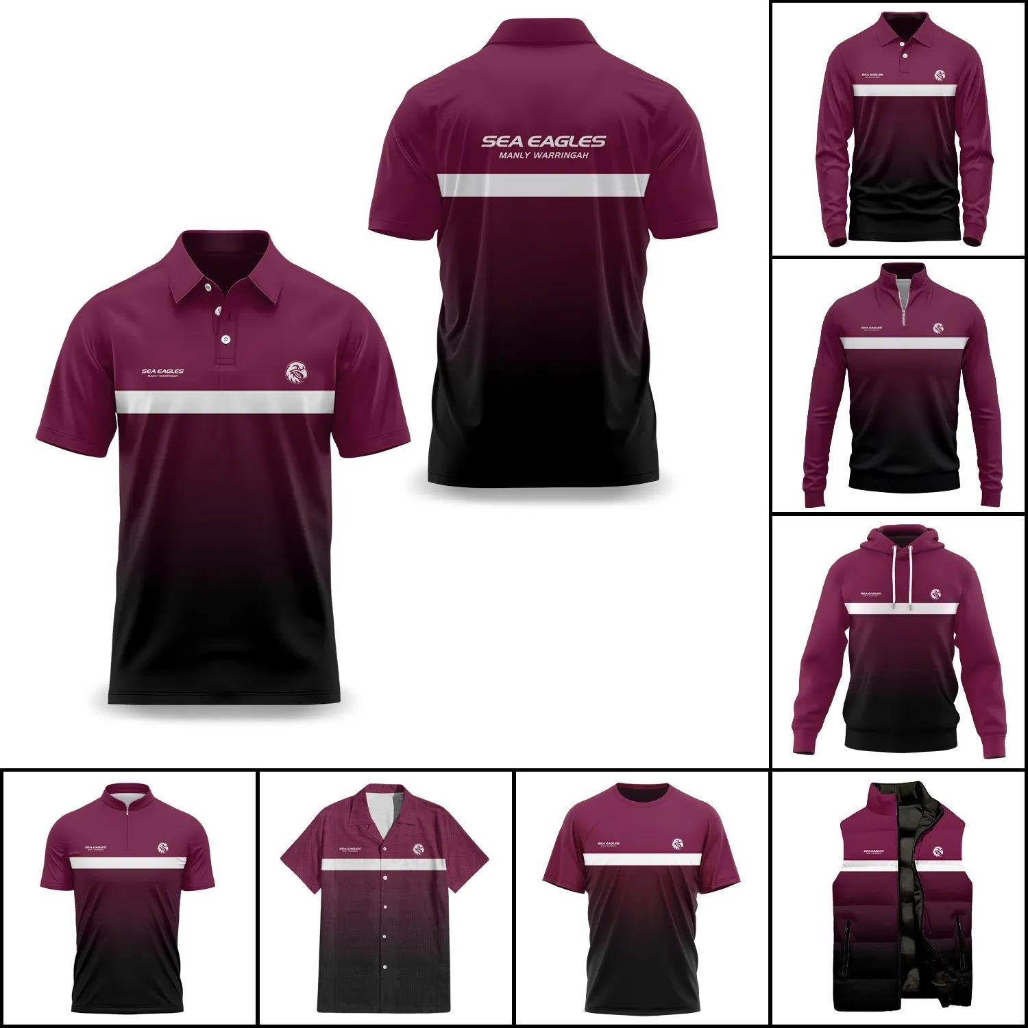 Manly Warringah Sea Eagles Apparels SC050
