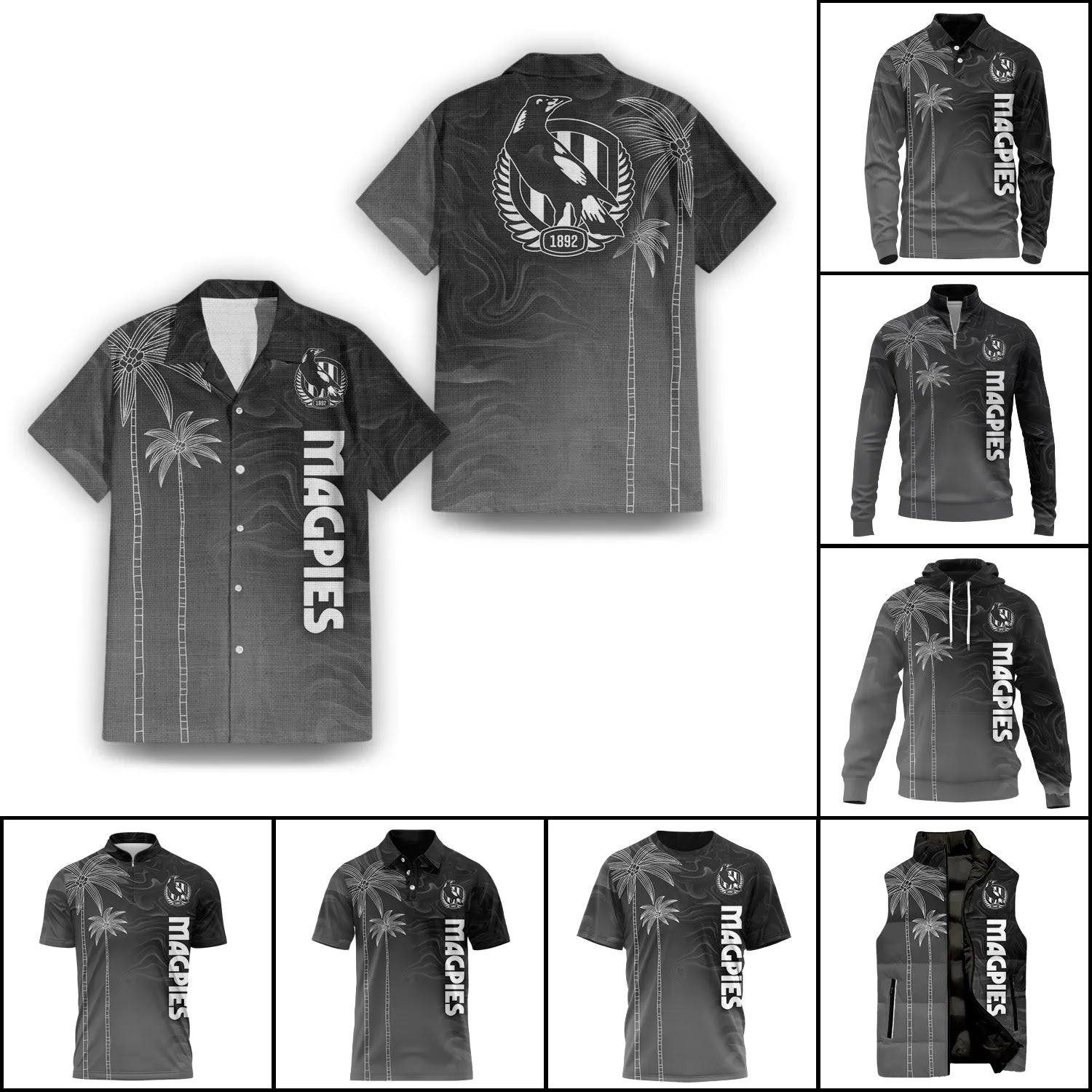 Collingwood Magpies Apparels SHW070