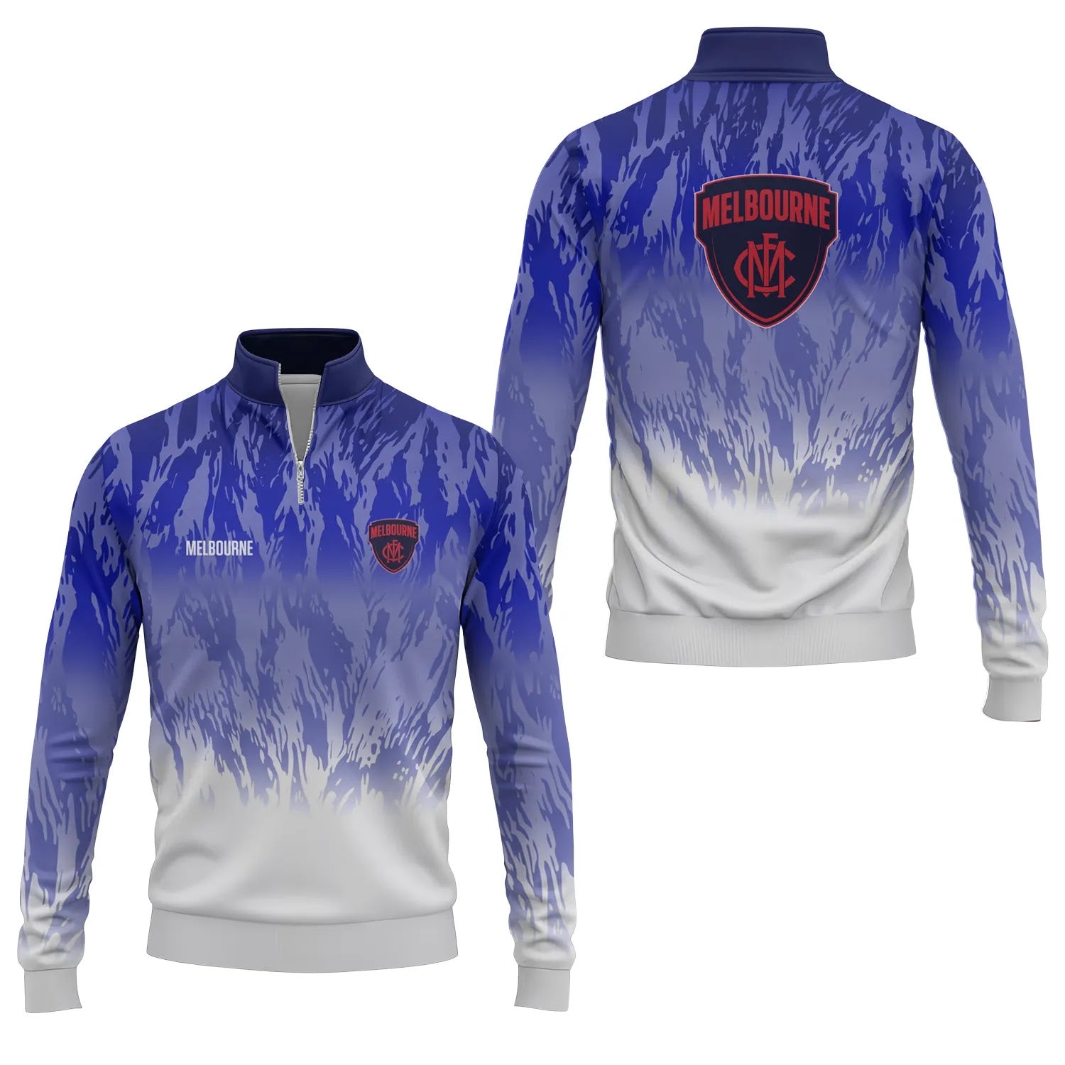 Melbourne Demons Quarter-zip Pullover SC069