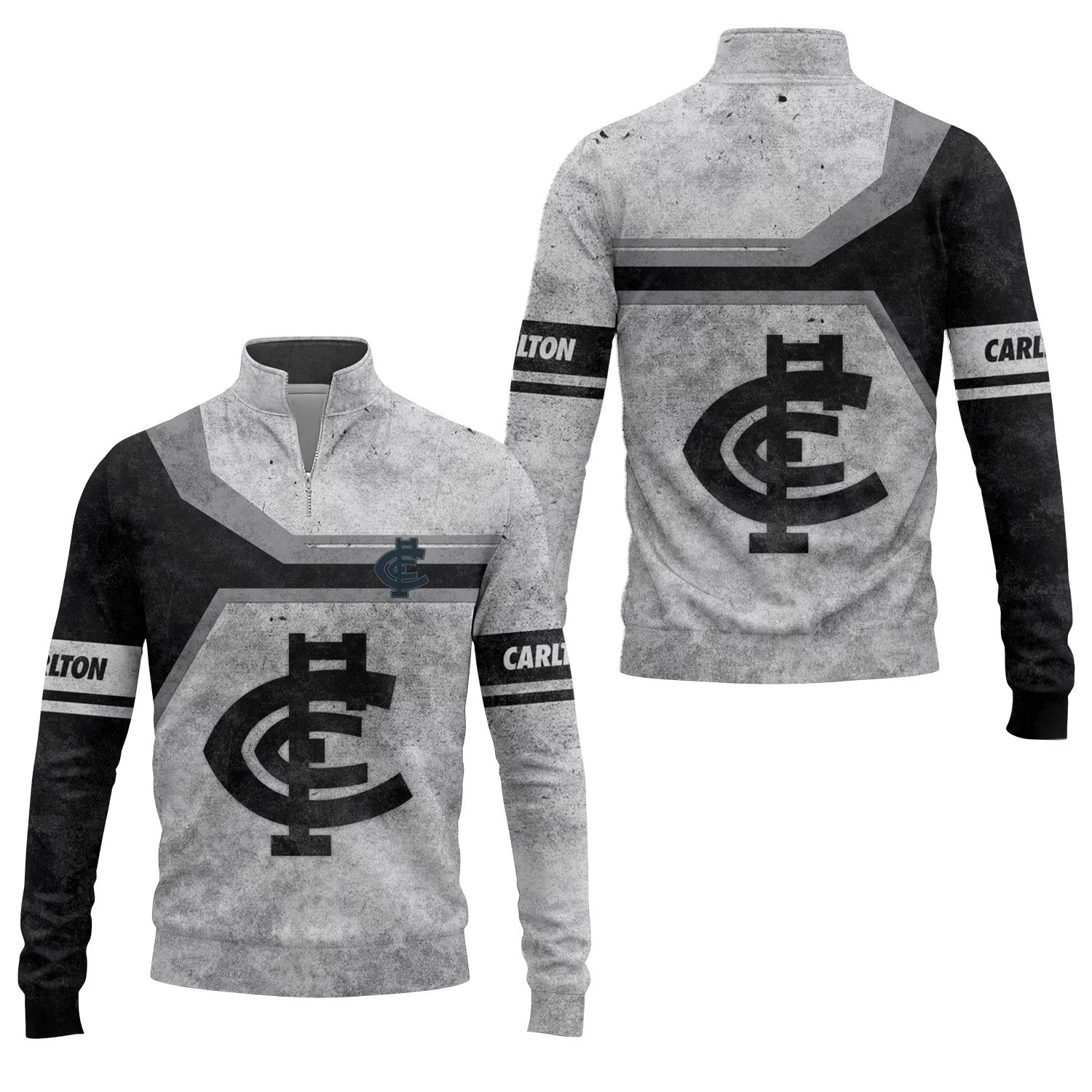 Carlton Blues Quarter-zip Pullover SC086