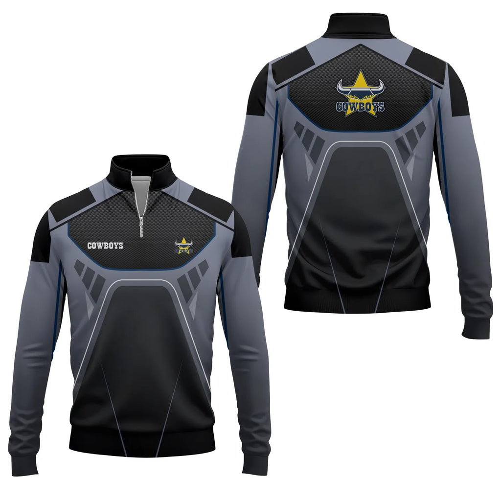 North Queensland Cowboys Quarter-zip Pullover SC088