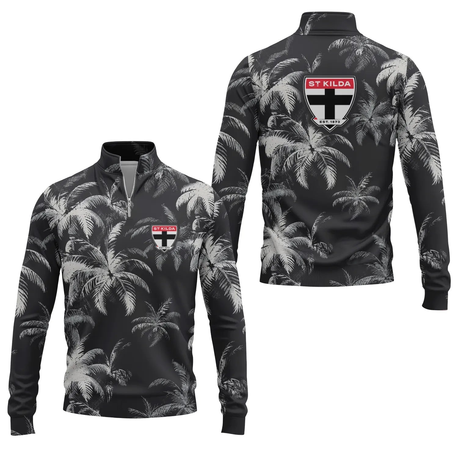 St Kilda Saints Quarter-zip Pullover SC112