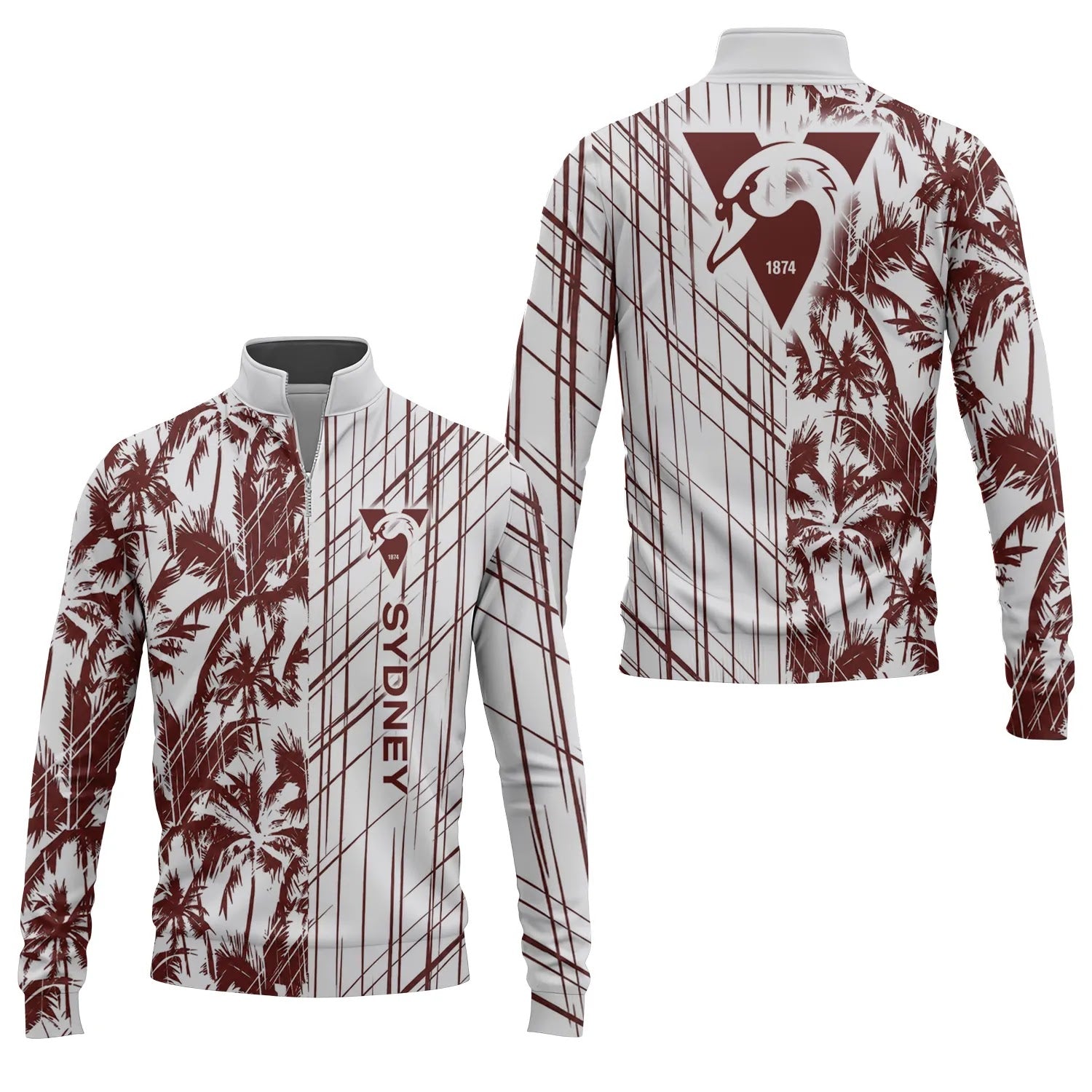 Sydney Swans Quarter-zip Pullover SHW041