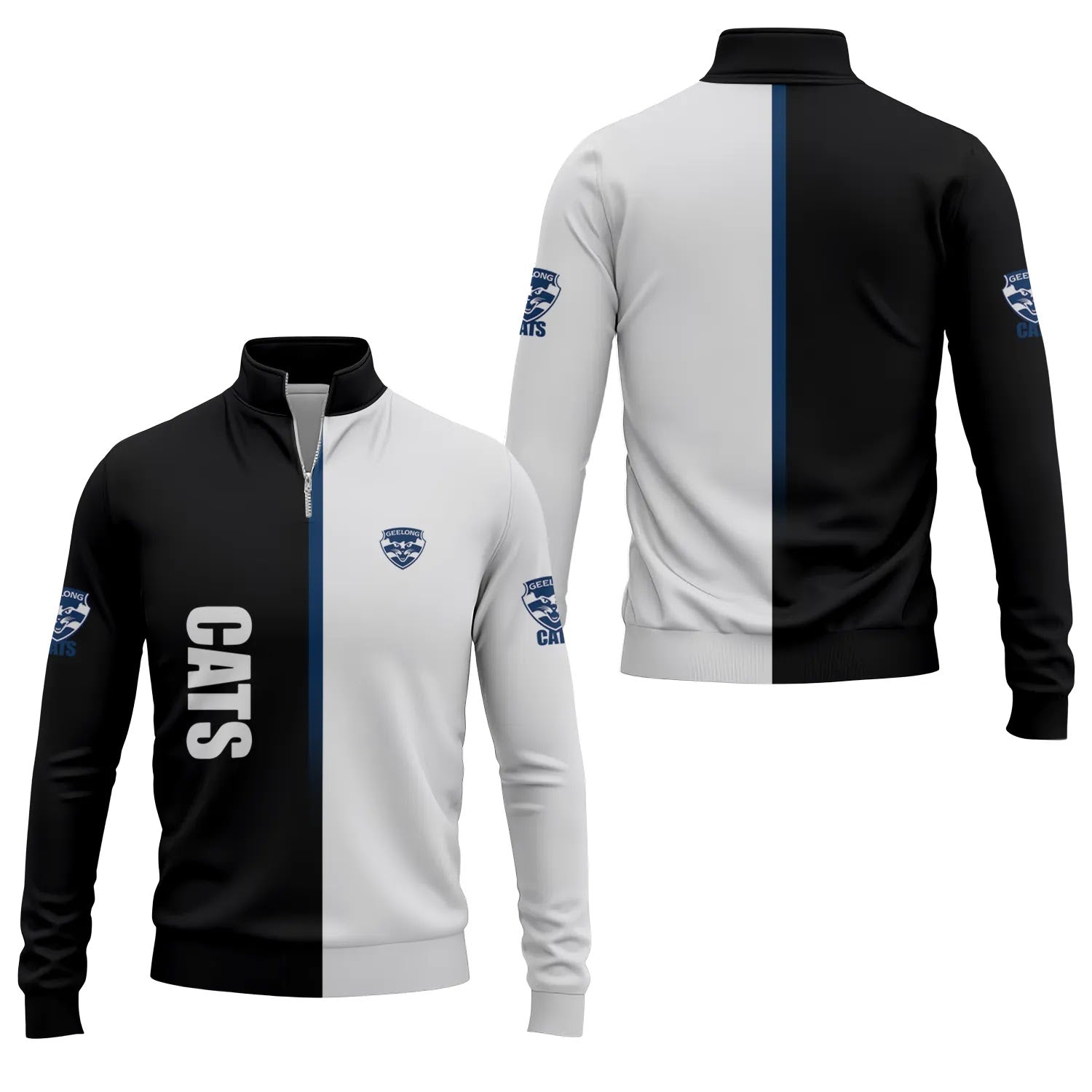 Geelong Cats Quarter-zip Pullover SC076