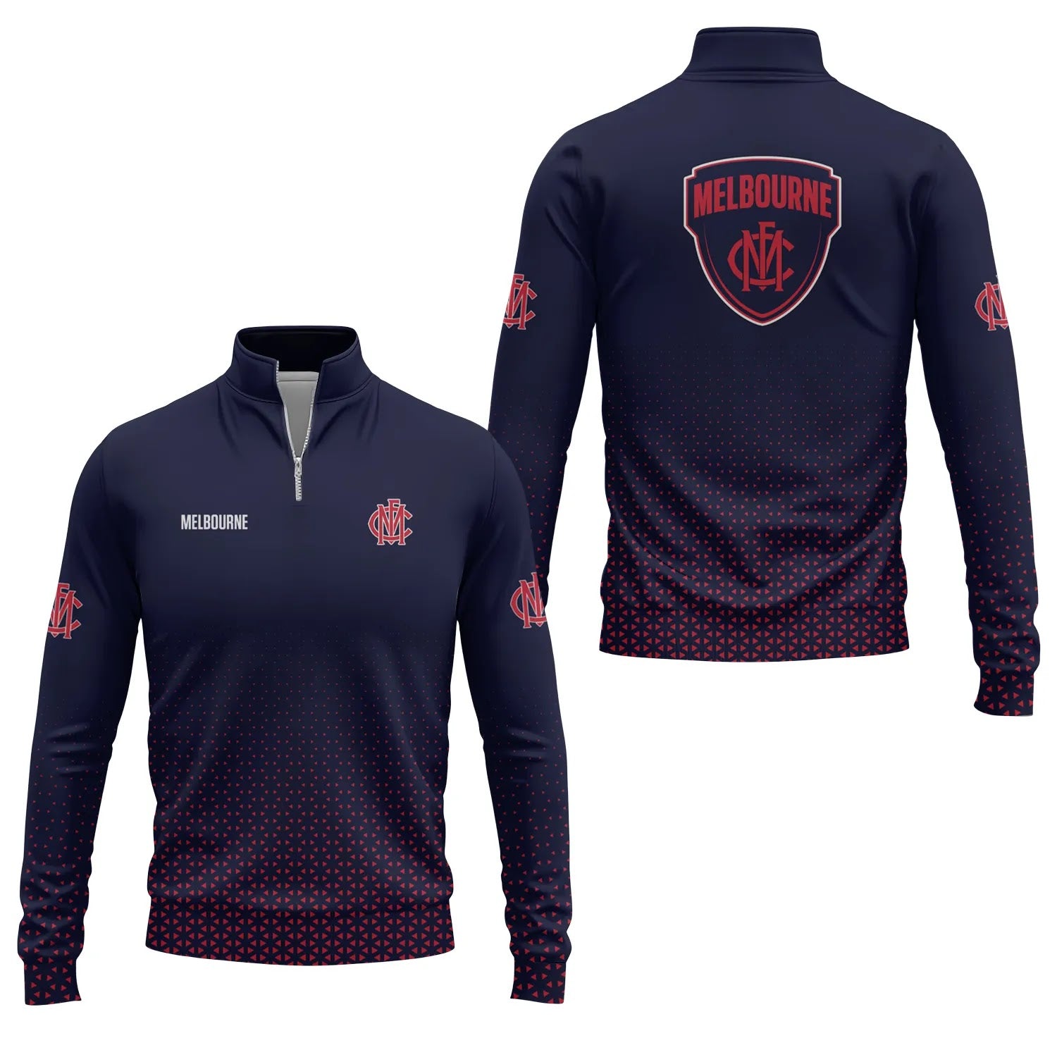 Melbourne Demons Quarter-zip Pullover SC003