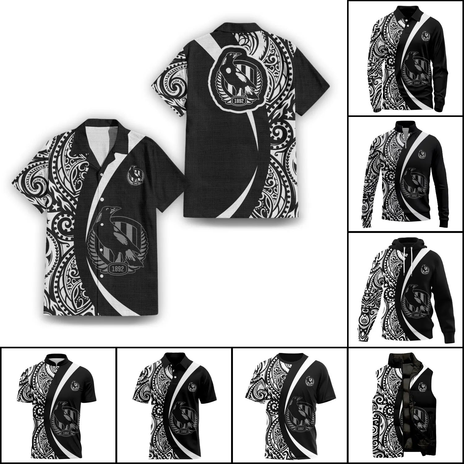 Collingwood Magpies Apparels SHW072