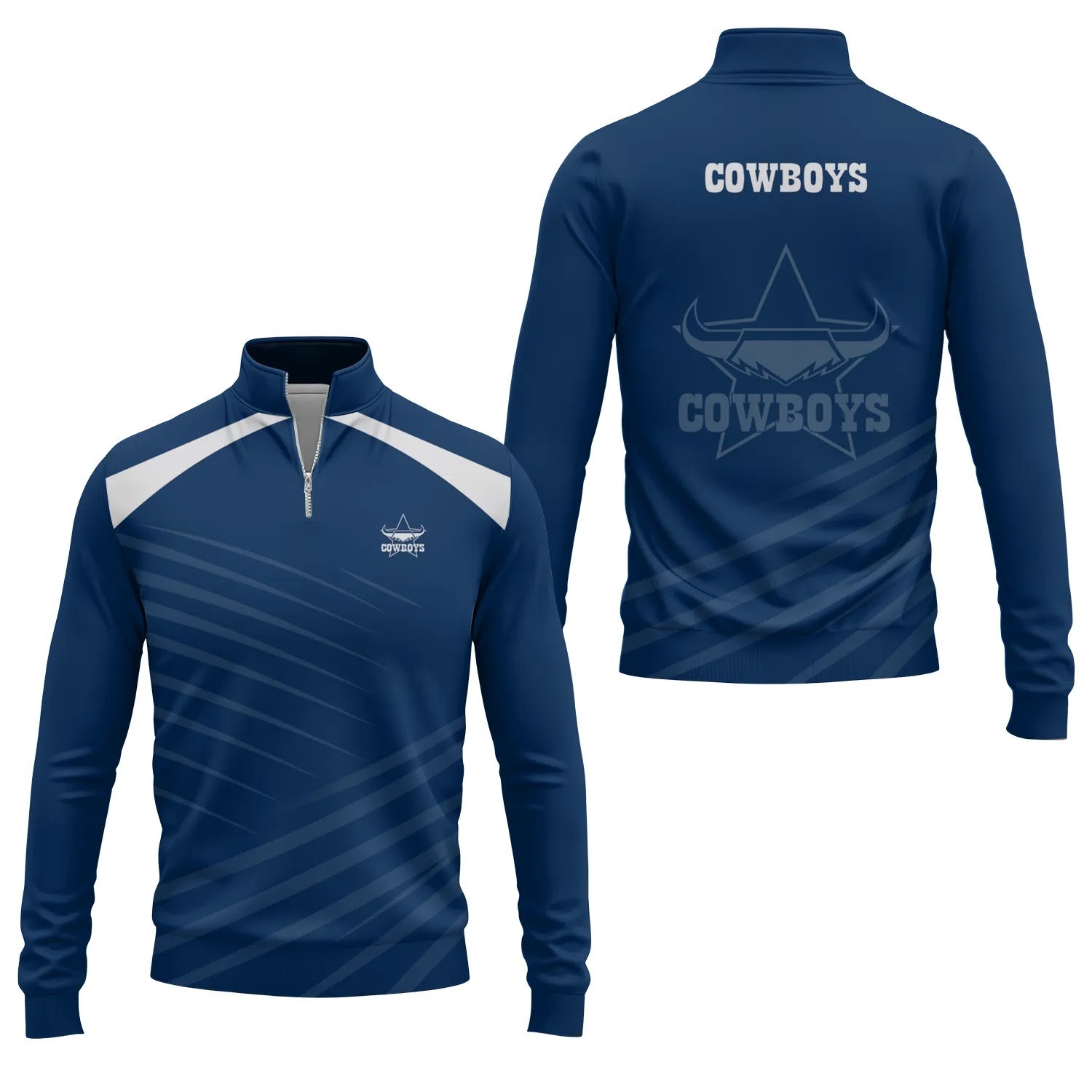 North Queensland Cowboys Quarter-zip Pullover SC082