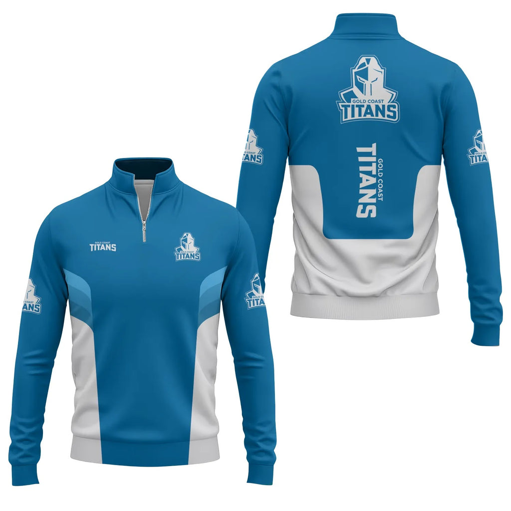 Gold Coast Titans Quarter-zip Pullover SC043