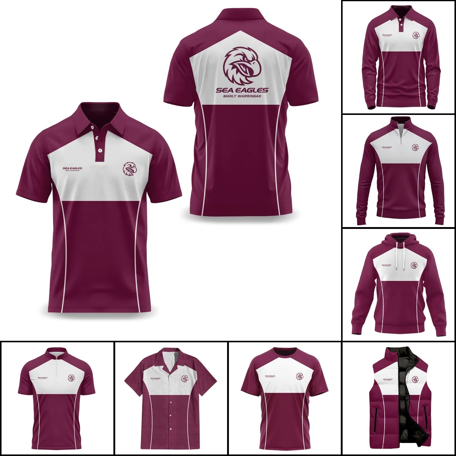 Manly Warringah Sea Eagles Apparels SC028