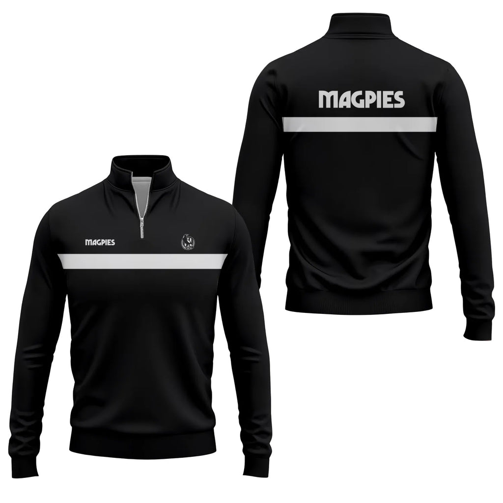 Collingwood Magpies Quarter-zip Pullover SC050