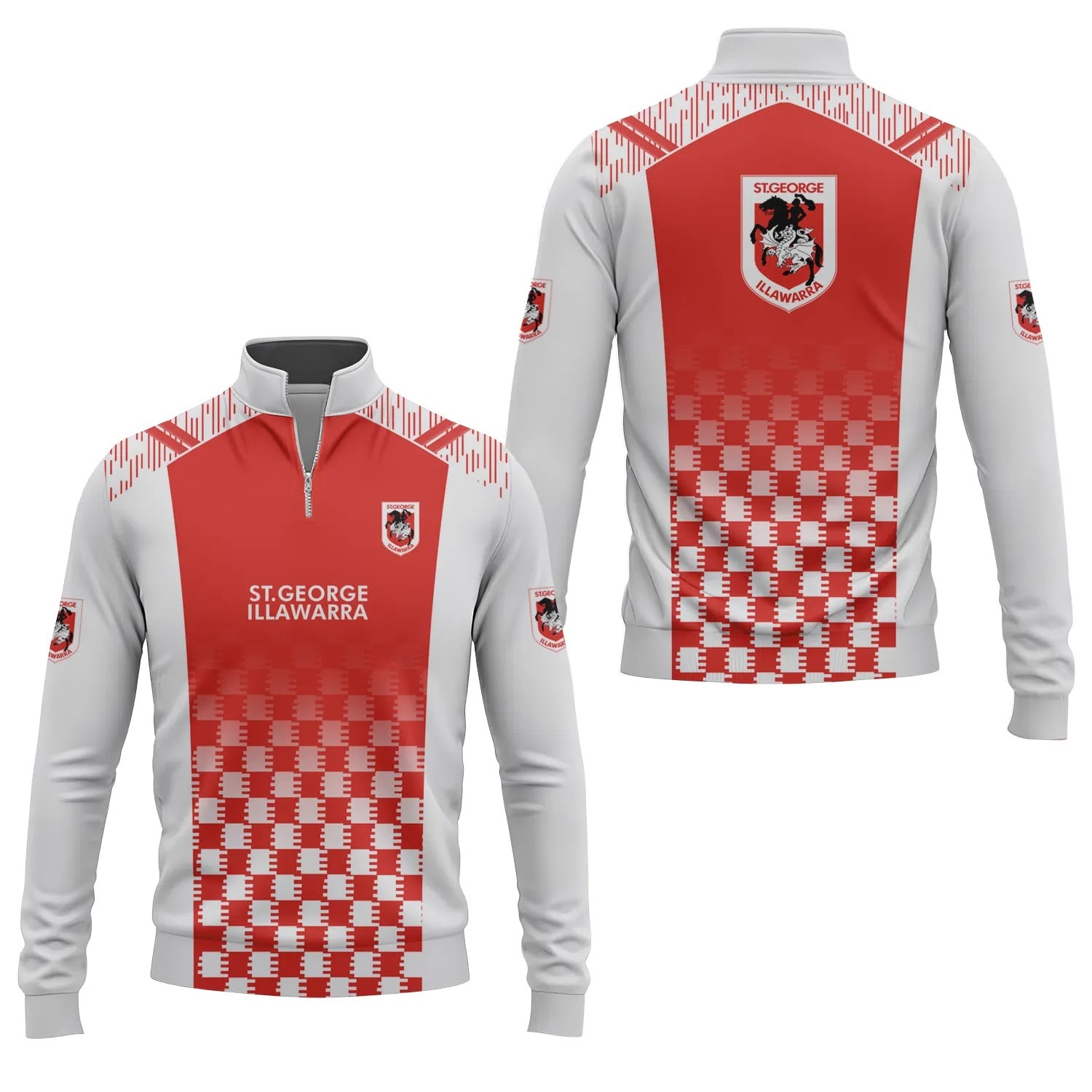 St George Illawarra Dragons Quarter-zip Pullover SC063