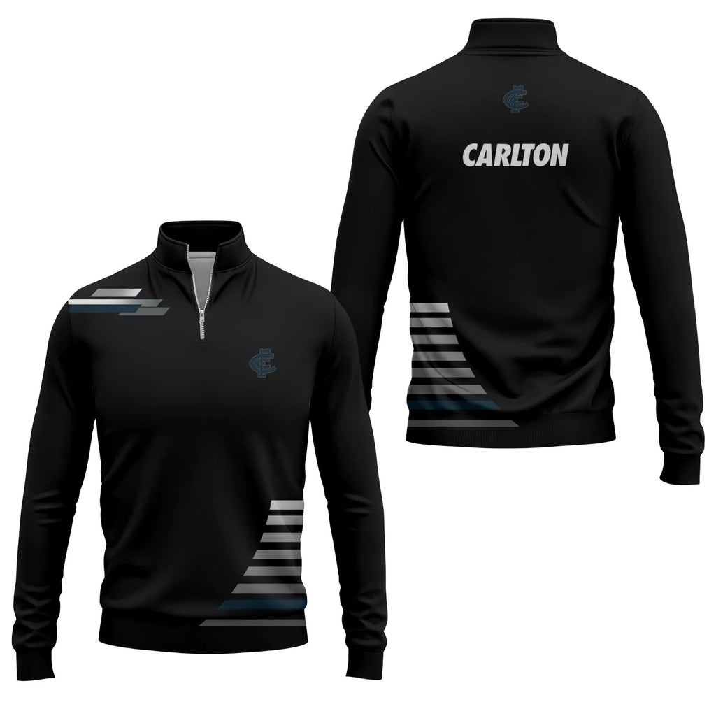 Carlton Blues Quarter-zip Pullover SC034