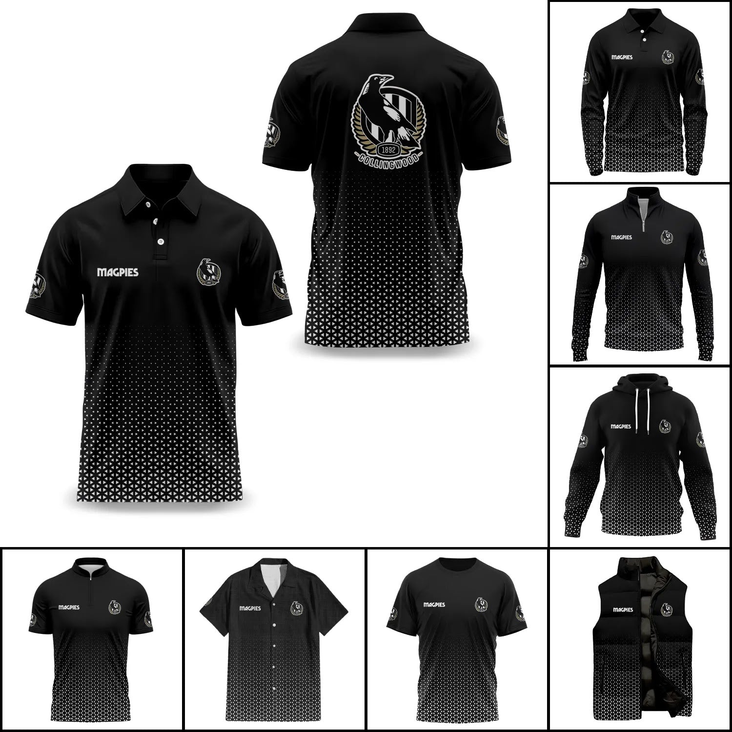 Collingwood Magpies Apparels SC003