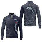 Dolphins Quarter-zip Pullover SHW006