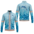 Dolphins Quarter-zip Pullover SHW026