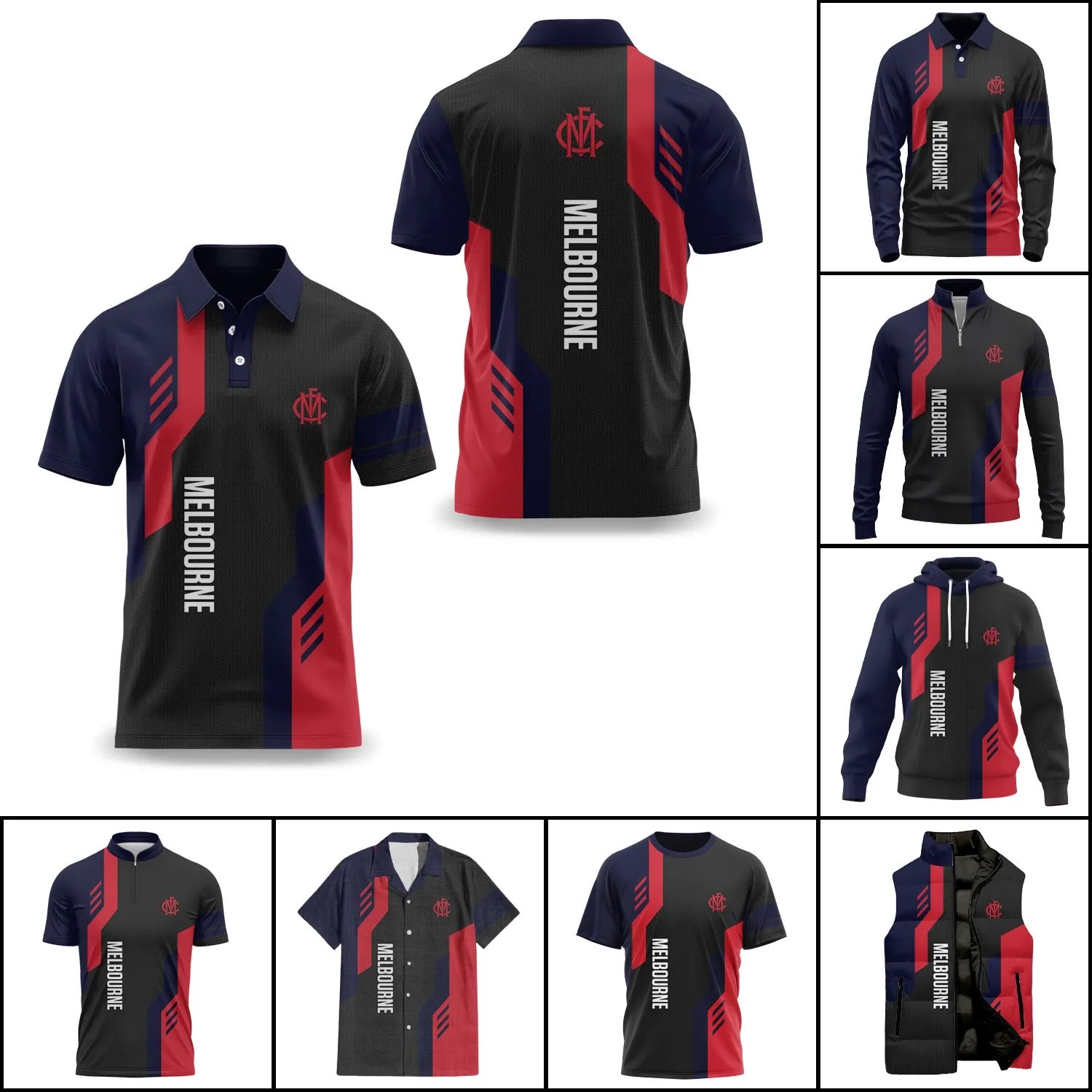 Melbourne Demons Apparels SC029