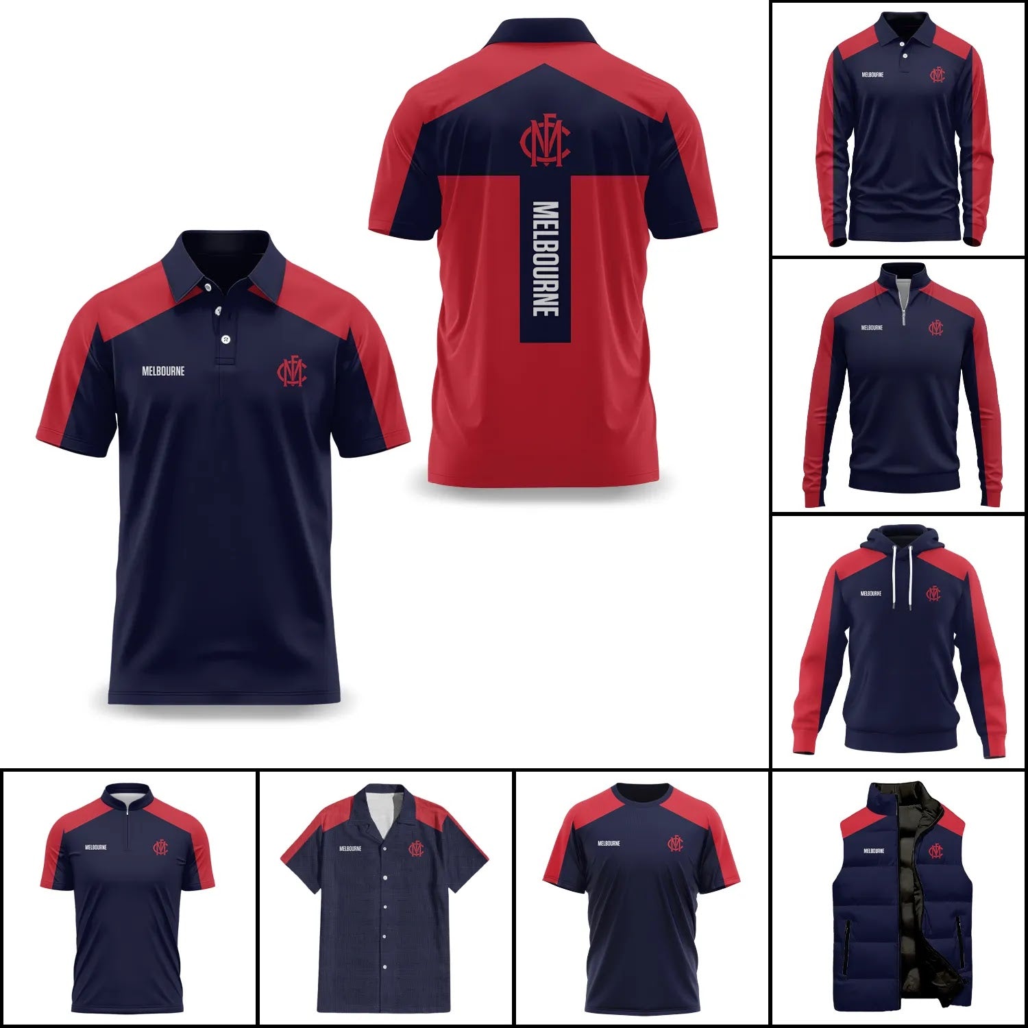 Melbourne Demons Apparels SC008
