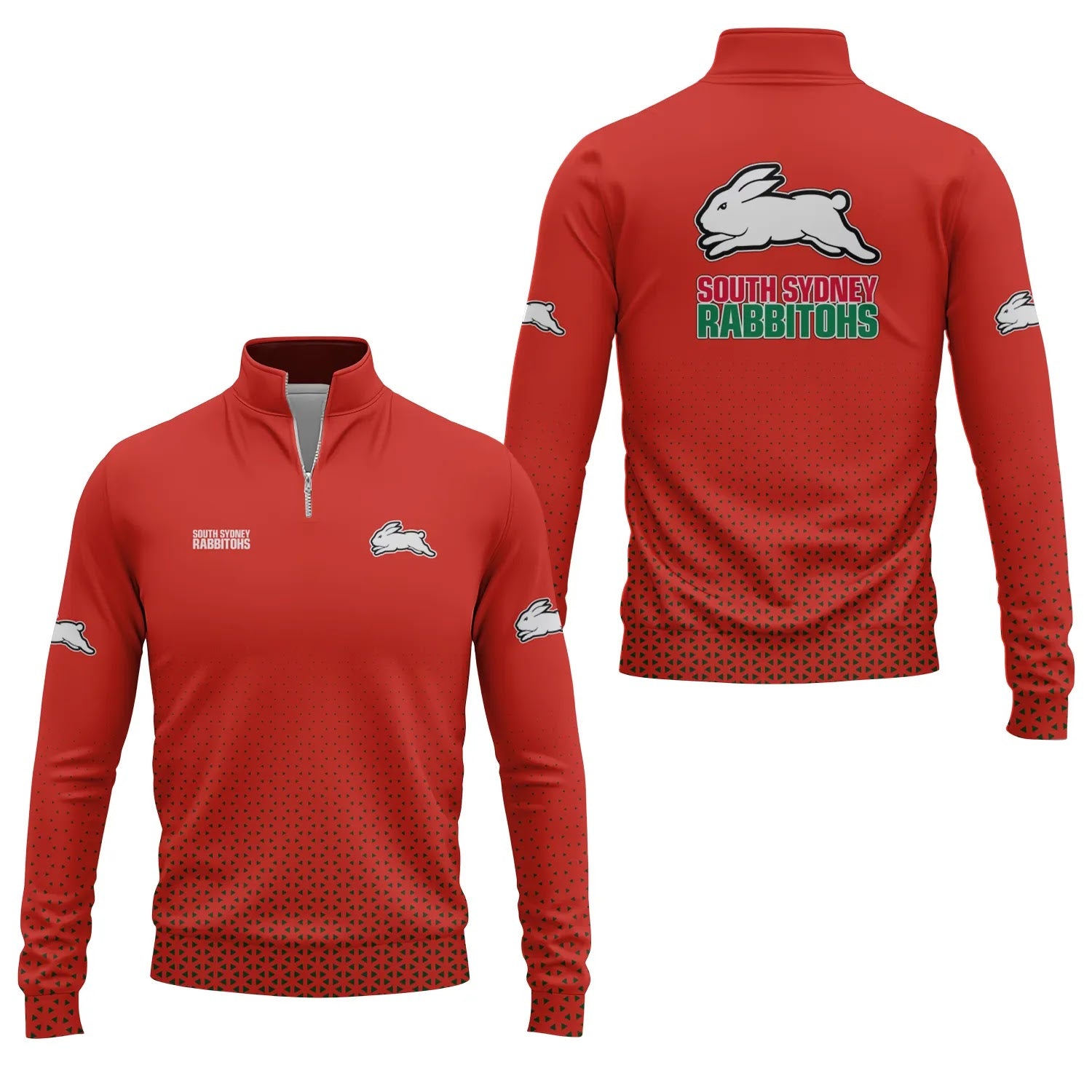 South Sydney Rabbitohs Quarter-zip Pullover SC003