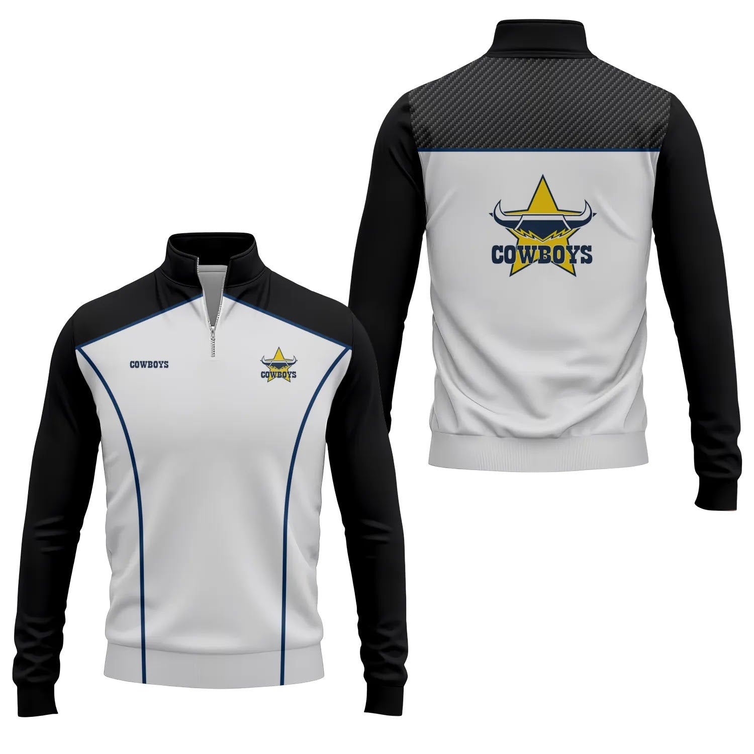 North Queensland Cowboys Quarter-zip Pullover SC011