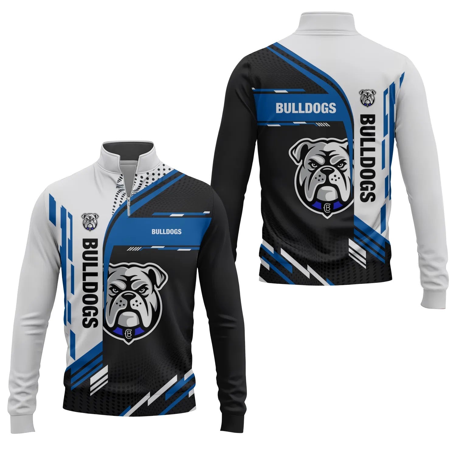 Canterbury-Bankstown Bulldogs Quarter-zip Pullover SC036