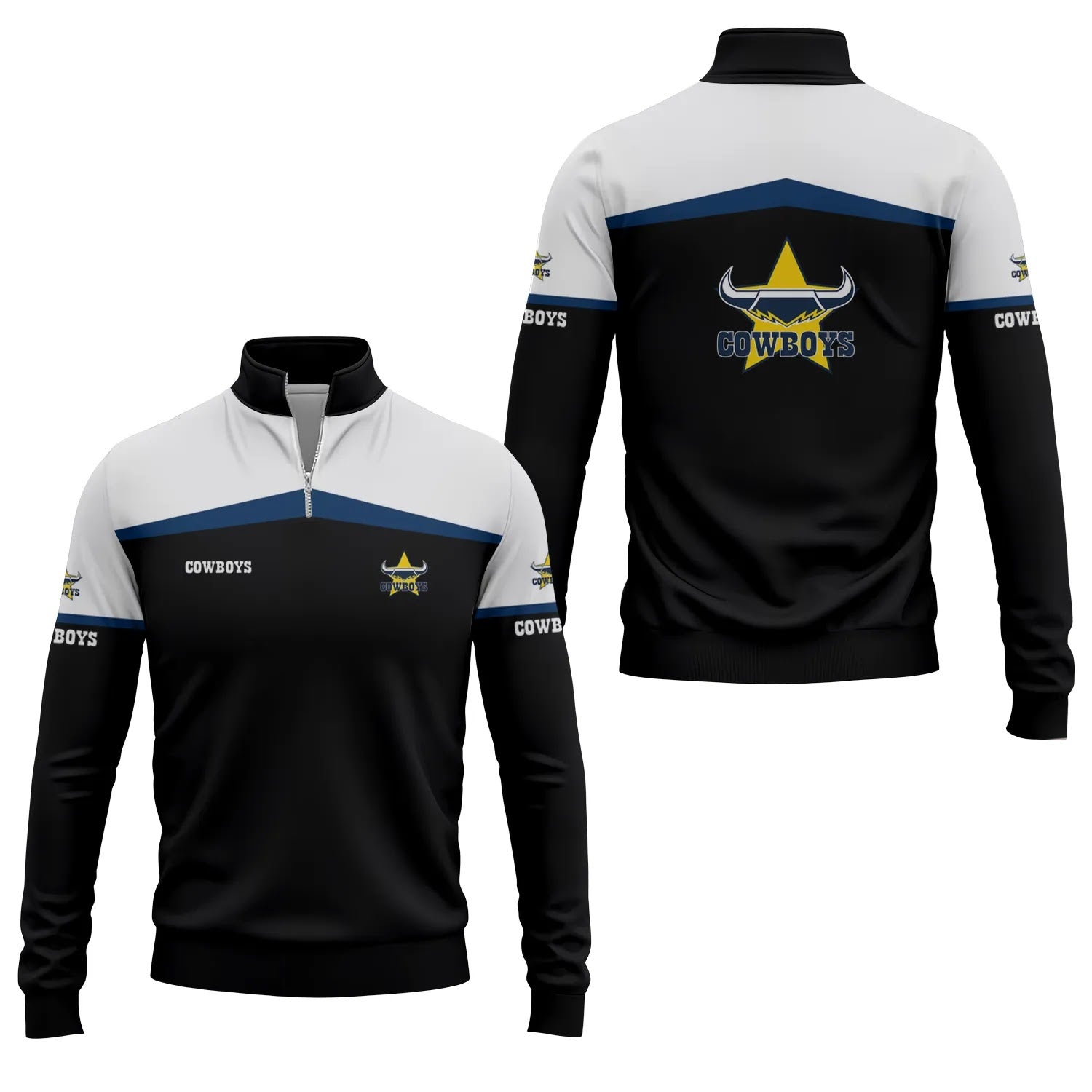 North Queensland Cowboys Quarter-zip Pullover SC031