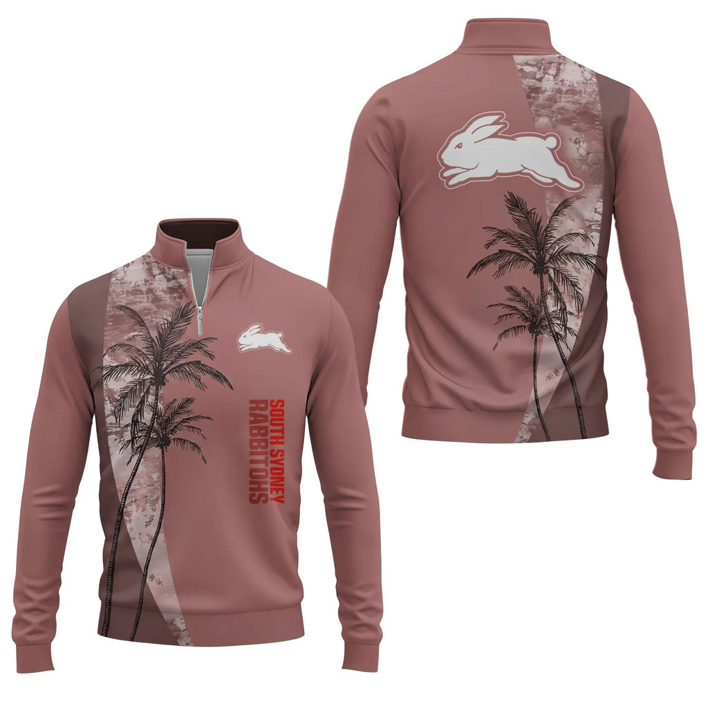 South Sydney Rabbitohs Quarter-zip Pullover SHW071