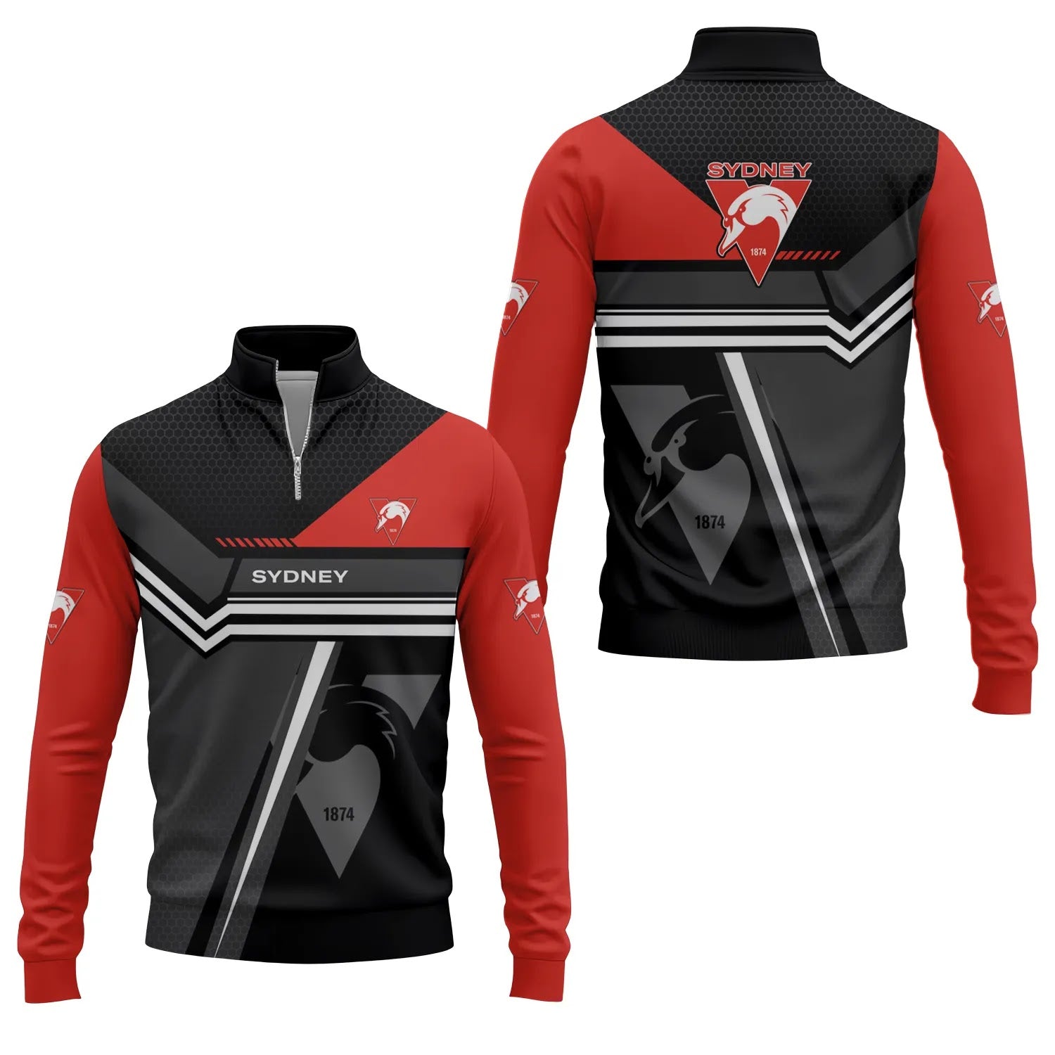 Sydney Swans Quarter-zip Pullover SC071